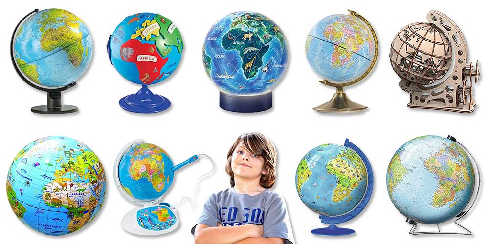 Animaux 30 cm - Globe Terrestre Gonflable - Jeu Educatif