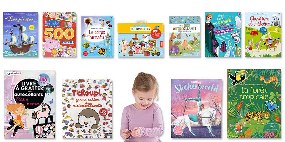 Jouets autocollants, stickers et gommettes