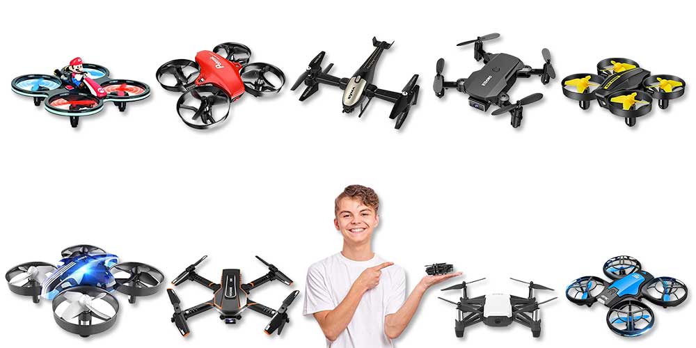 4DRC V8 Mini Drone Enfant, Drone Jouet Télécommandé, 27 Mins Autonomie avec  3 Batteries, Mode sans Tête, Maintien de l'altitude, Facile à utiliser