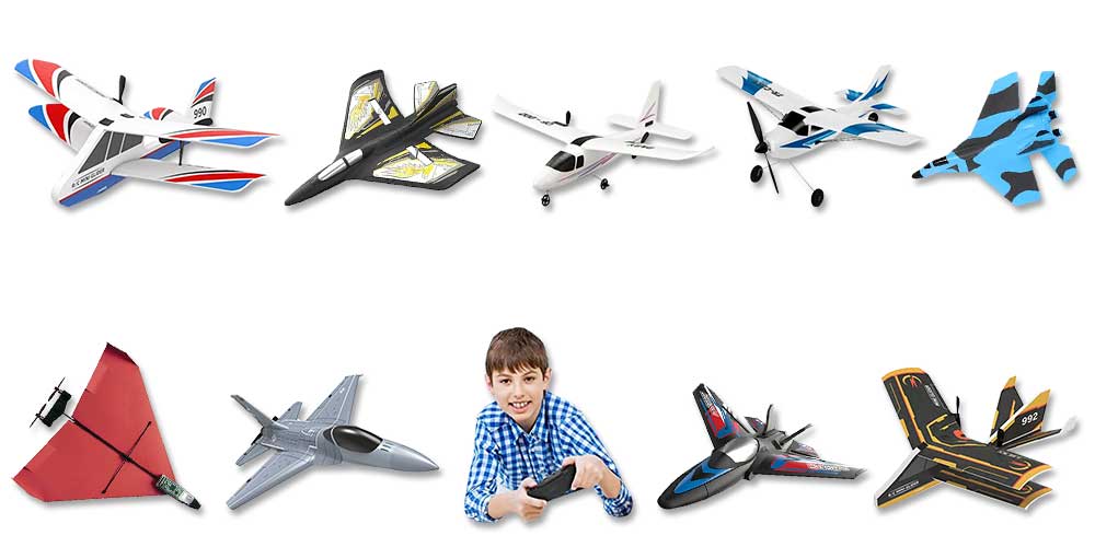 10 jouets avions télécommandés pour enfants