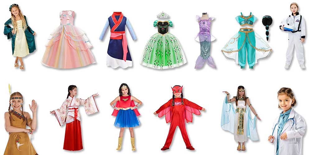 Encanto Mirabel Cosplay Costume Enfants Filles Princesse Robe Fête  Déguisement Avec Sac