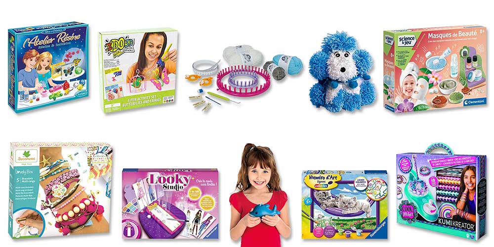 Cadeau Fille enfant Jouet 6-10 Ans Fabrication Bijoux Enfants, Kit