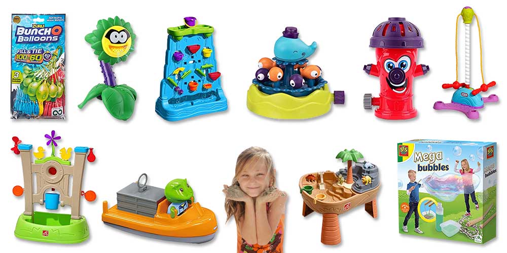 jouets arroseurs, plein air, jardin