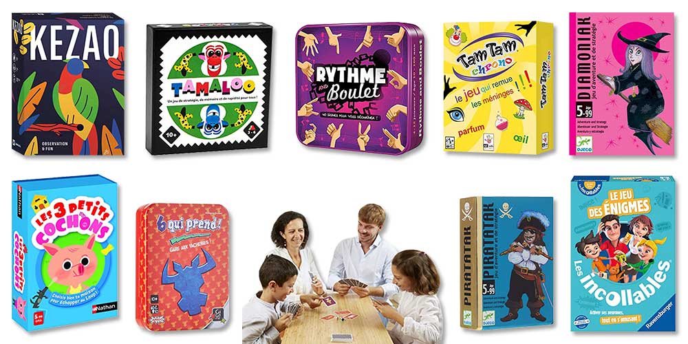 10 Secondes Enfants Contre Parents Jeu Éducatif de Mémoire Jeu de Cartes Jeu  de Société Jeu de Réflexion Jeu d'Observation dès 5 Ans : : Jeux  et Jouets