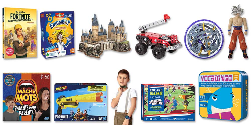Les jouets favoris des garçons de 9 ans