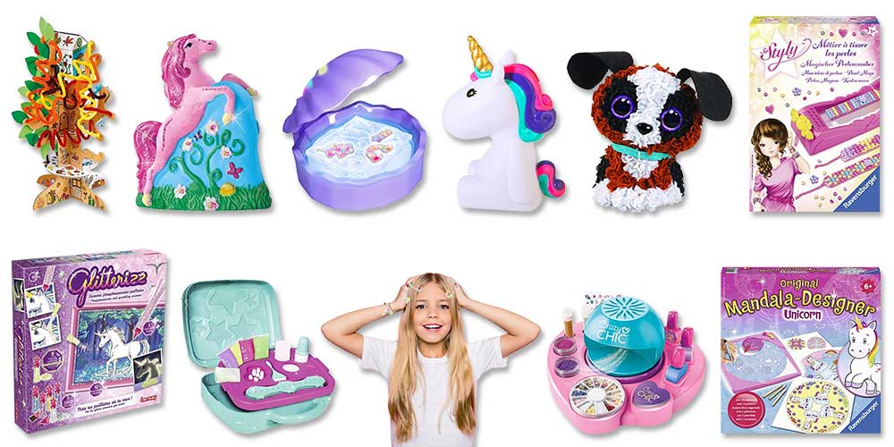 Cadeau Fille 6-12 Ans, Activites Manuelles pour Enfants Jouet Fille Kits Loisir  Creatif Enfant Jeux Fille Idée Cadeau Anniversaire