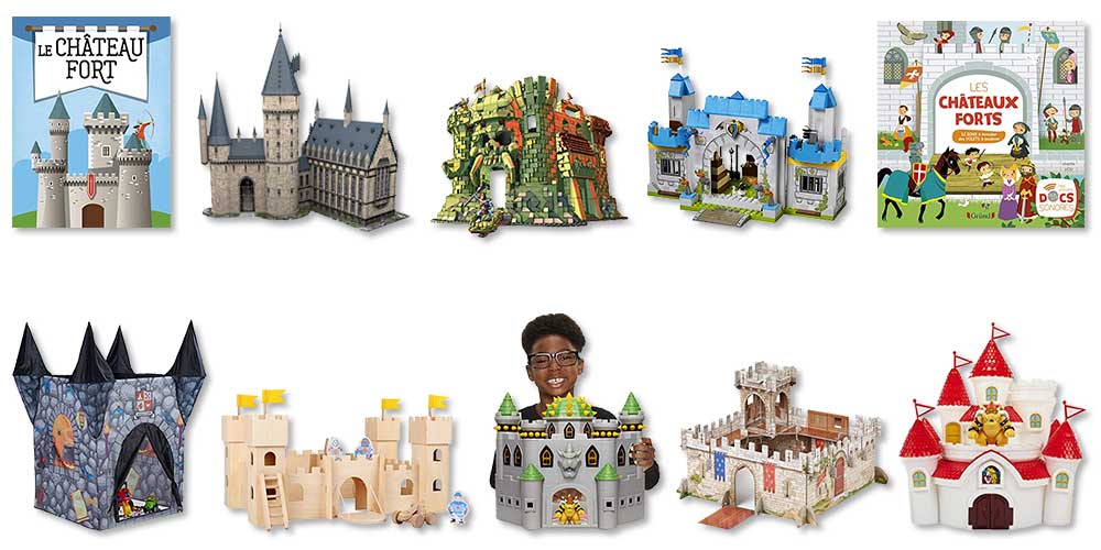 Imaginext Lions Royaume Château Jeu Médiéval Bataille Jeu Figurine