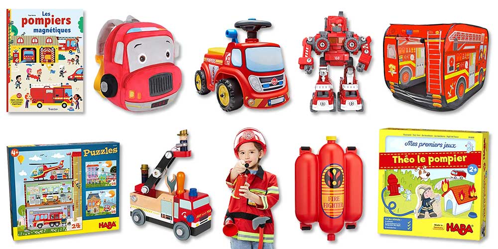 Trouver le jouet pour enfant fan des pompiers