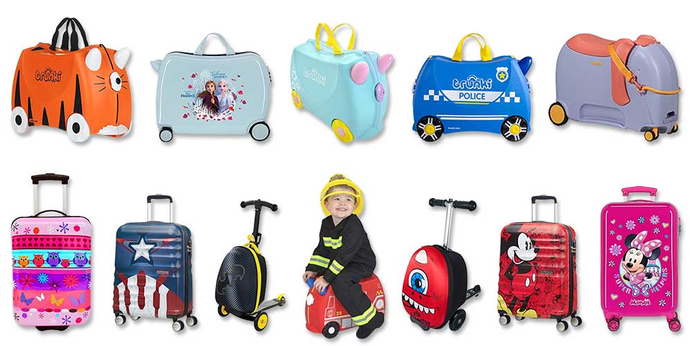 Valise enfant MADISSON Voiture bleu