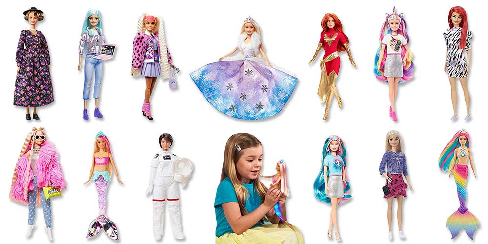 Les plus beaux modèles de poupées Barbie 2022
