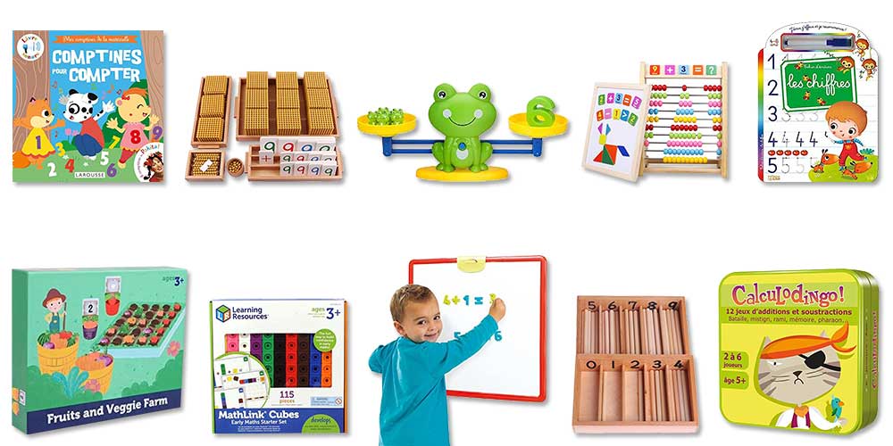 Apprendre à compter jusqu'à 3 - Jeu de numération à partir de 2 ans