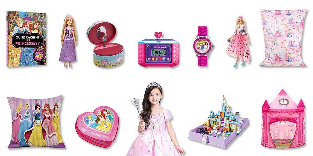 Les plus beaux jouets pour petites filles qui adorent les princesses.