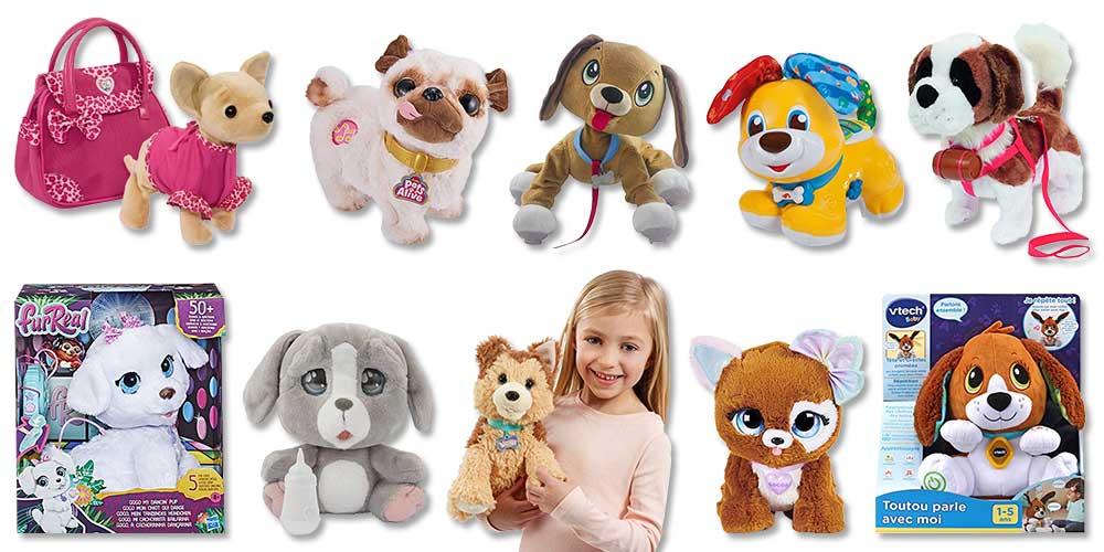 Les meilleures peluches chien qui marchent